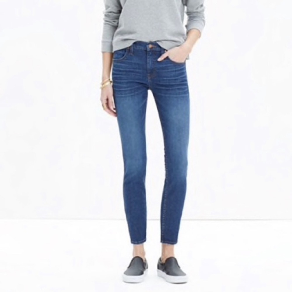 Madewell Dark Wash Skinny‎ Skinny Jeans